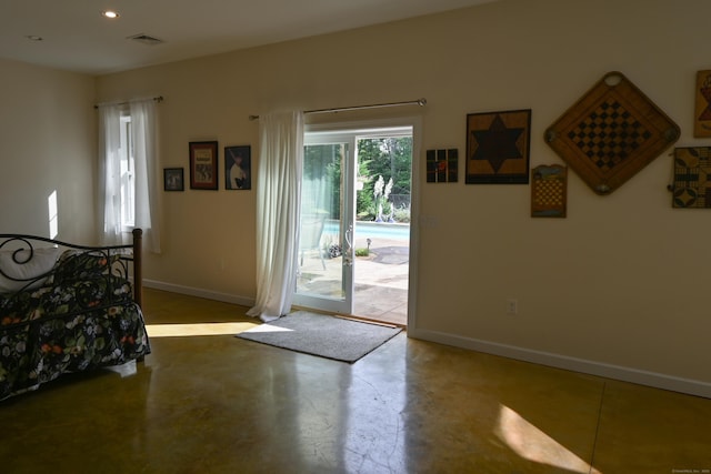 5 Kies Rd, Killingly, CT 06239 - doorway to outside featuring baseboards and concrete flooring