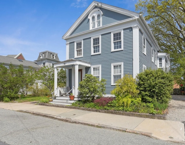 view of neoclassical / greek revival house