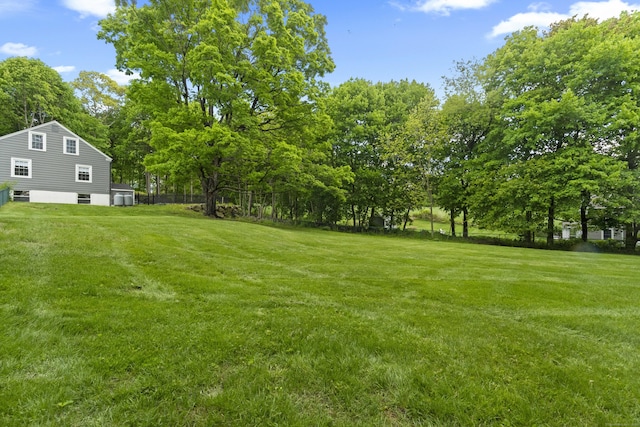 227 Sugar St, Newtown, CT 06470 - view of grassy yard with view of scattered trees