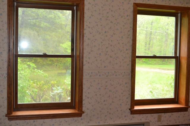133 Music Vale Rd, Salem, CT 06420 - detailed view of wallpapered walls