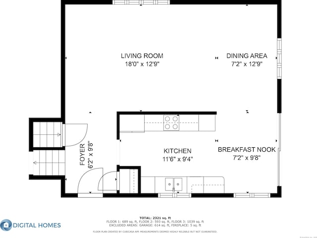 6 Shadow Ln, Norwalk, CT 06851 - property floor plan