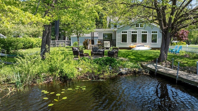view of rear view of property