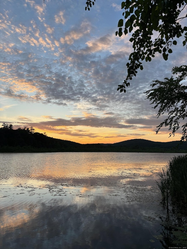 water view with mountains