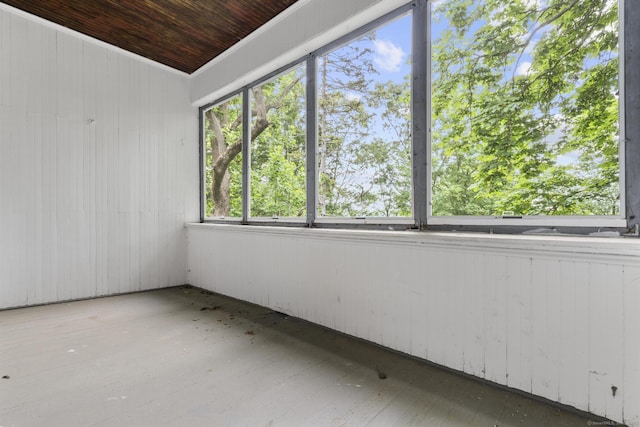 516 Savin Ave, West Haven, CT 06516 - unfurnished room featuring wood ceiling and wood walls
