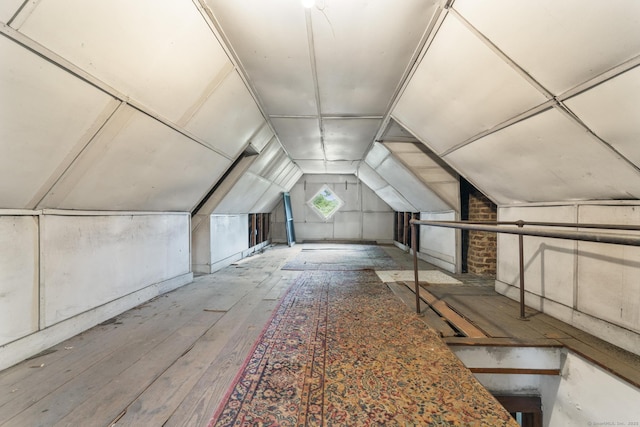 516 Savin Ave, West Haven, CT 06516 - bonus room with lofted ceiling and hardwood / wood-style floors