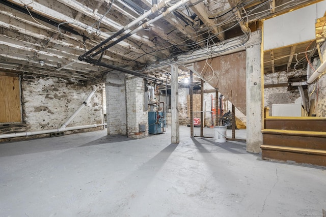 516 Savin Ave, West Haven, CT 06516 - unfinished basement featuring a heating unit