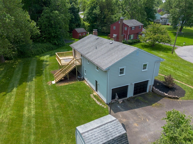 26 Sharon Cir, Meriden, CT 06450 - view from above of property