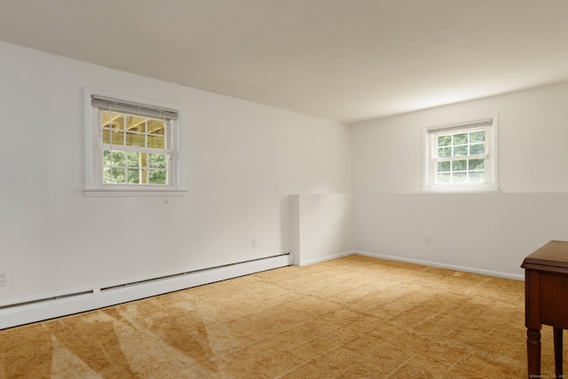 26 Sharon Cir, Meriden, CT 06450 - empty room with light carpet and baseboard heating