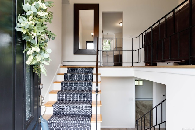 26 Sharon Cir, Meriden, CT 06450 - stairs with plenty of natural light