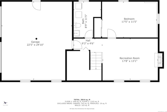 26 Sharon Cir, Meriden, CT 06450 - view of property floor plan