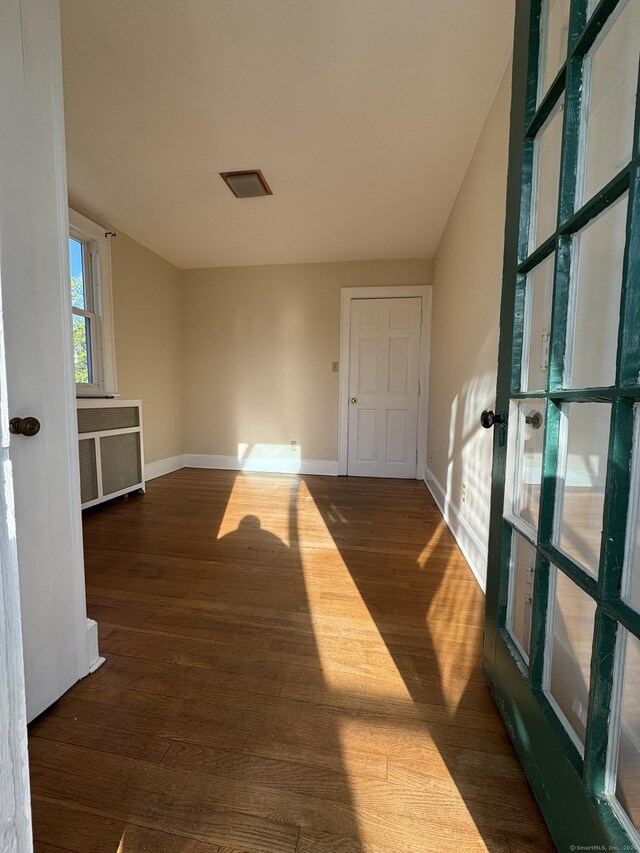 135 Lambert Ave, Meriden, CT 06451 - hall with wood finished floors and baseboards