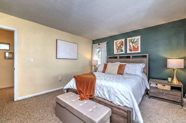 529 Woodward Ave Apt D, New Haven, CT 06512 - bedroom featuring carpet flooring, a textured ceiling, and baseboards