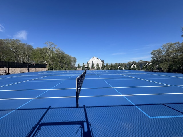 20 Peach Ln, East Lyme, CT 06333 - view of tennis court featuring community basketball court
