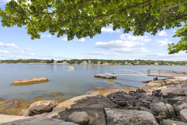 250 Joshua Point Rd, Guilford, CT 06437 - dock area featuring a water view