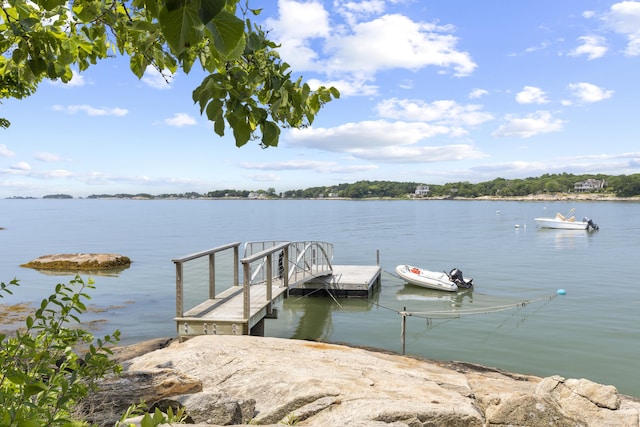 250 Joshua Point Rd, Guilford, CT 06437 - dock area featuring a water view