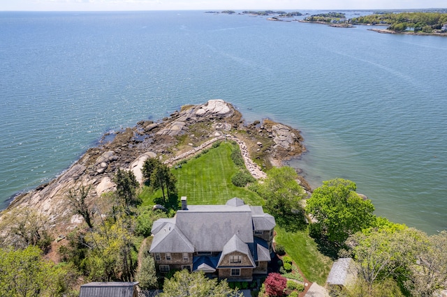 250 Joshua Point Rd, Guilford, CT 06437 - aerial overview of property's location with a nearby body of water