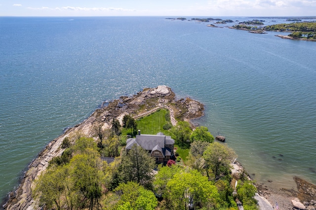 250 Joshua Point Rd, Guilford, CT 06437 - aerial overview of property's location with a nearby body of water
