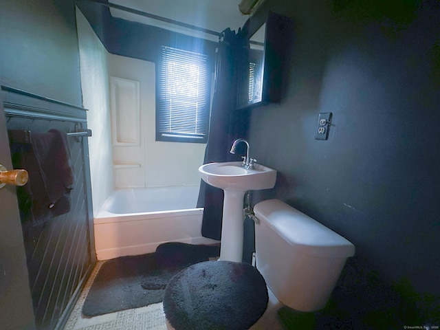full bath featuring toilet