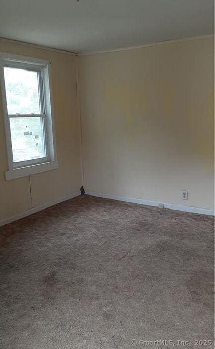 8-12 High St, Putnam, CT 06260 - spare room with carpet flooring, ornamental molding, and baseboards