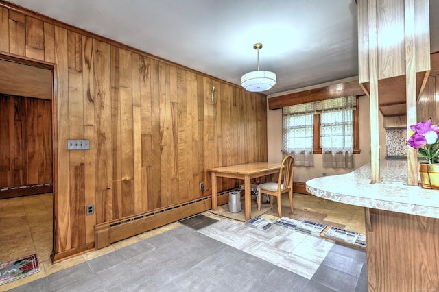 23 Pinesbridge Rd, Oxford, CT 06478 - dining room featuring wooden walls