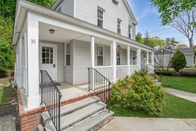 35 S St, Bethel, CT 06801 - view of front of home with covered porch