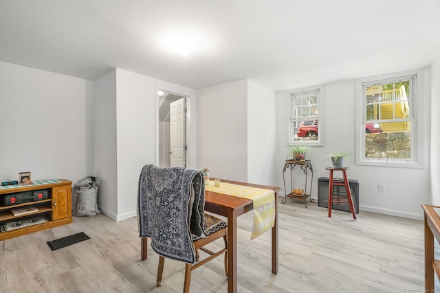 35 S St, Bethel, CT 06801 - dining space with light wood-type flooring and baseboards