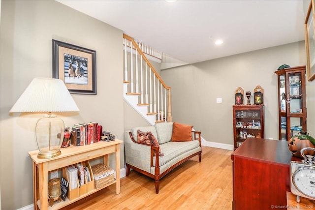 37A/K/A27 Oregon Ave, East Haven, CT 06512 - office with wood finished floors, baseboards, and recessed lighting