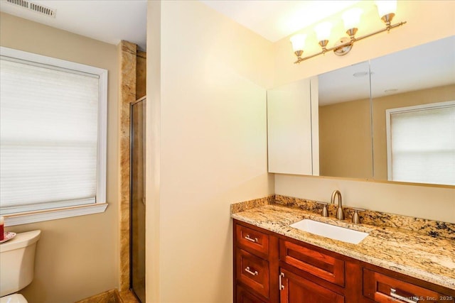 37A/K/A27 Oregon Ave, East Haven, CT 06512 - bathroom featuring a stall shower, toilet, and vanity