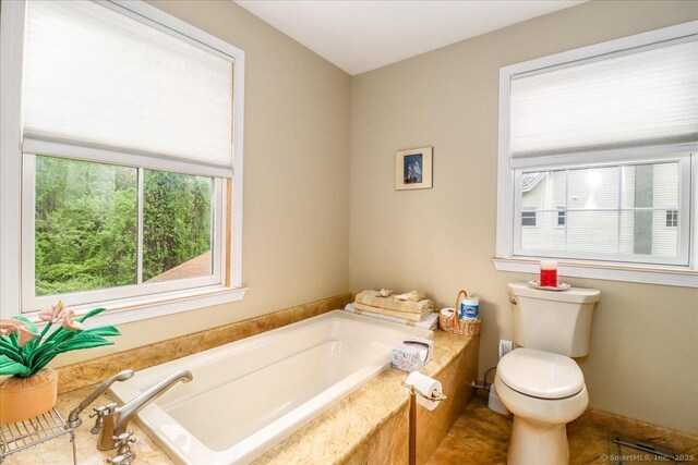 37A/K/A27 Oregon Ave, East Haven, CT 06512 - full bathroom with toilet and a garden tub