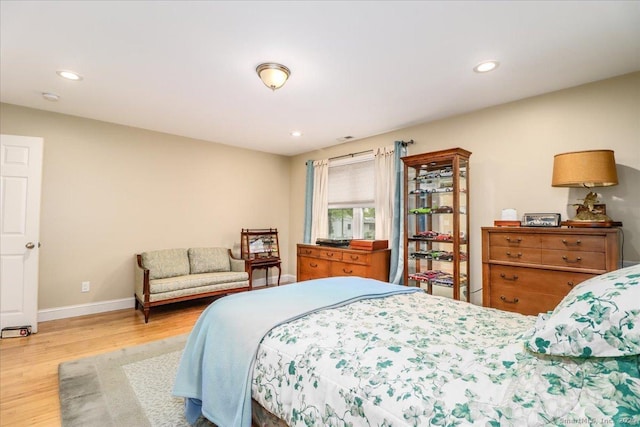 37A/K/A27 Oregon Ave, East Haven, CT 06512 - bedroom featuring wood finished floors, baseboards, and recessed lighting