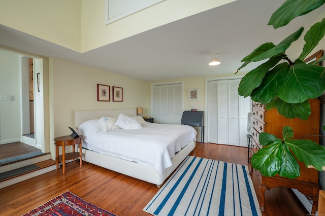 3 Clark Ave, Old Saybrook, CT 06475 - bedroom featuring two closets and wood finished floors