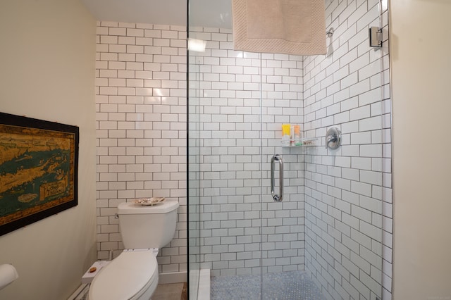 3 Clark Ave, Old Saybrook, CT 06475 - bathroom with a stall shower and toilet