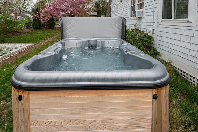 3 Clark Ave, Old Saybrook, CT 06475 - exterior view of a hot tub and cooling unit