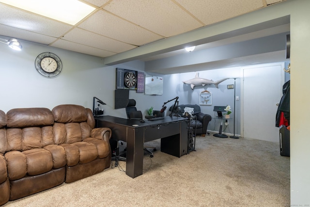 201 Greens Farm Rd Unit 201, Branford, CT 06405 - carpeted office space featuring a drop ceiling