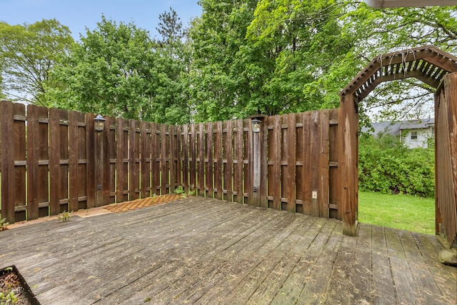 view of deck