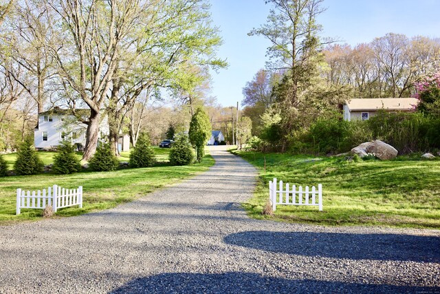 view of dirt / gravel road