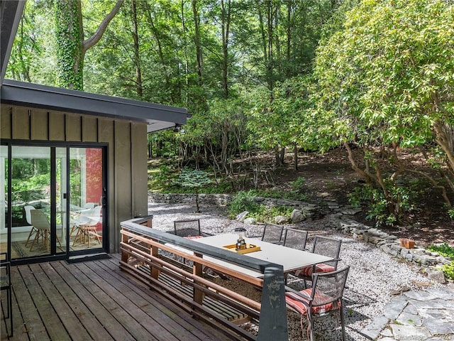 95 Shinar Mountain Rd, Washington, CT 06794 - wooden terrace featuring outdoor dining space