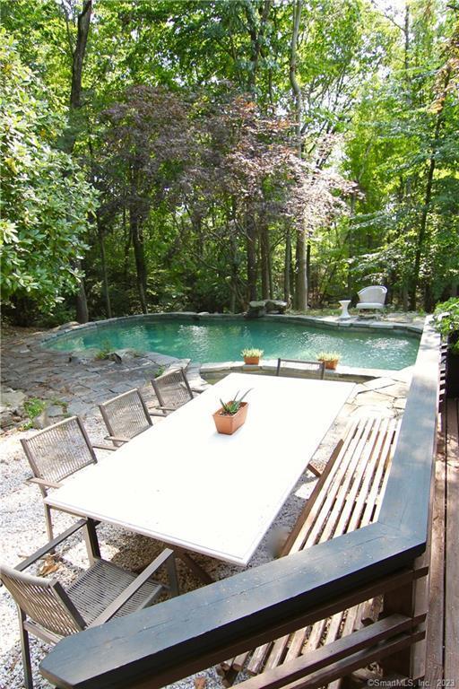95 Shinar Mountain Rd, Washington, CT 06794 - pool with outdoor dining area