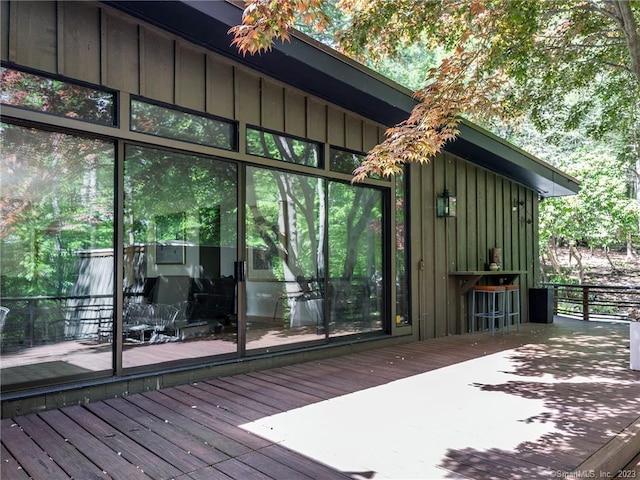 95 Shinar Mountain Rd, Washington, CT 06794 - view of wooden terrace