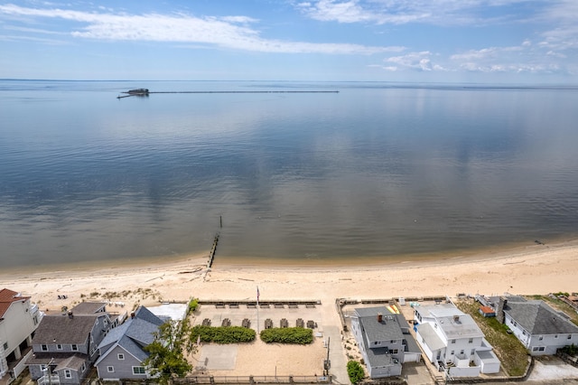 water view featuring local beach