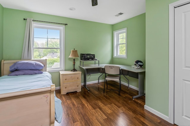 4 Aunt Park Ln, Newtown, CT 06470 - bedroom with dark wood-type flooring and baseboards