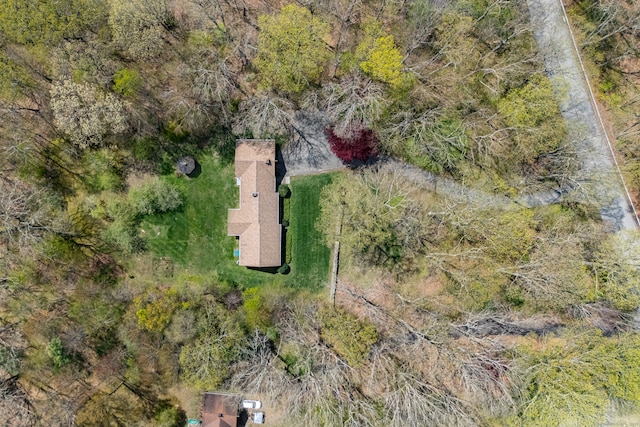 view from above of property
