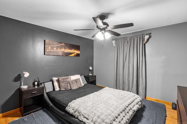 1 Glen Cir, Seymour, CT 06483 - bedroom featuring wood finished floors, baseboards, and a ceiling fan