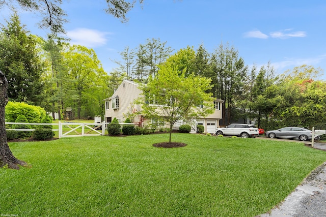 1 Glen Cir, Seymour, CT 06483 - view of yard with a gate and a garage