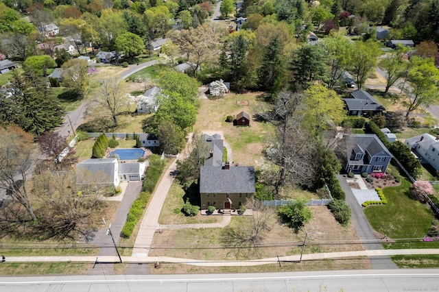 1696 Main St, Glastonbury, CT 06033 - bird's eye view featuring a residential view