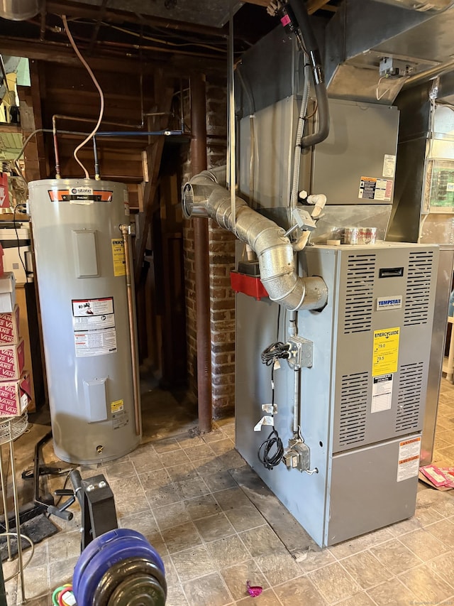 30 May St, Meriden, CT 06451 - utilities with water heater and heating unit