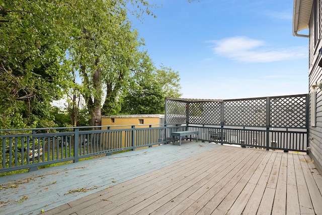 77 Cedar St, Norwalk, CT 06854 - view of wooden deck