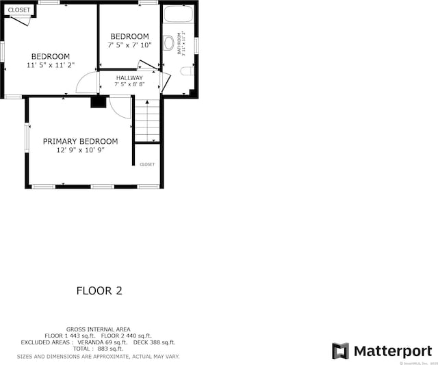 77 Cedar St, Norwalk, CT 06854 - floor plan / room layout