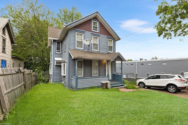 77 Cedar St, Norwalk, CT 06854 - view of front of house featuring covered porch and a shingled roof