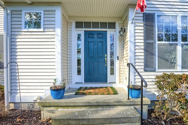 view of entrance to property